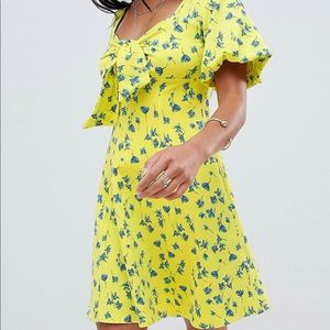Asos neon skater dress